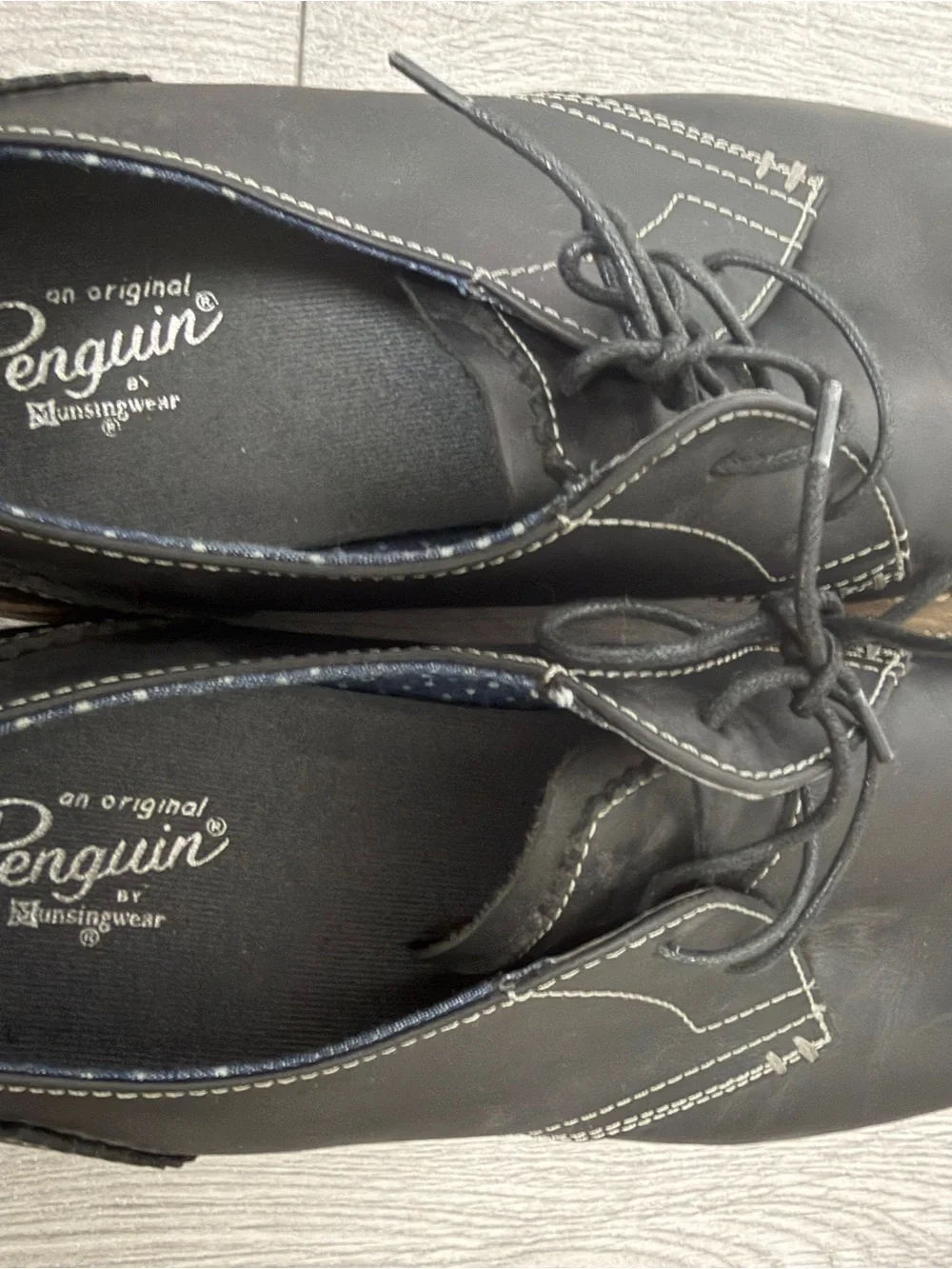 Original Penguin by Munsingwear dress Shoes Willie OP Dress Derby Oxford Black